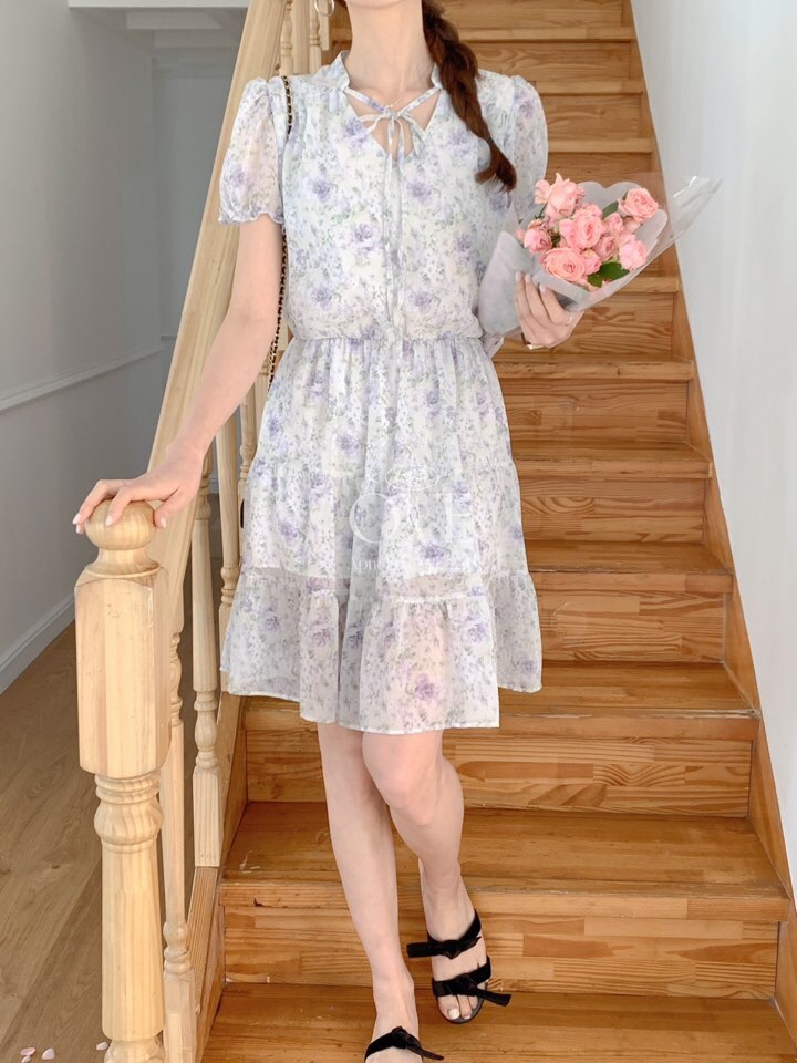 OVE東大門實拍女士新品職業熱賣推薦休閑時尚人氣25春夏連衣裙OVE連衣裙