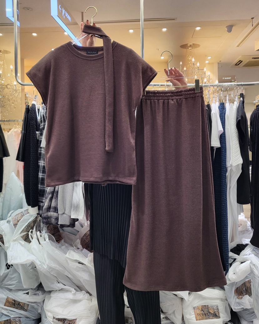 WORK SHOP東大門實拍女士新品休閑推薦25春夏真品T恤含脖帶Work_shopT恤