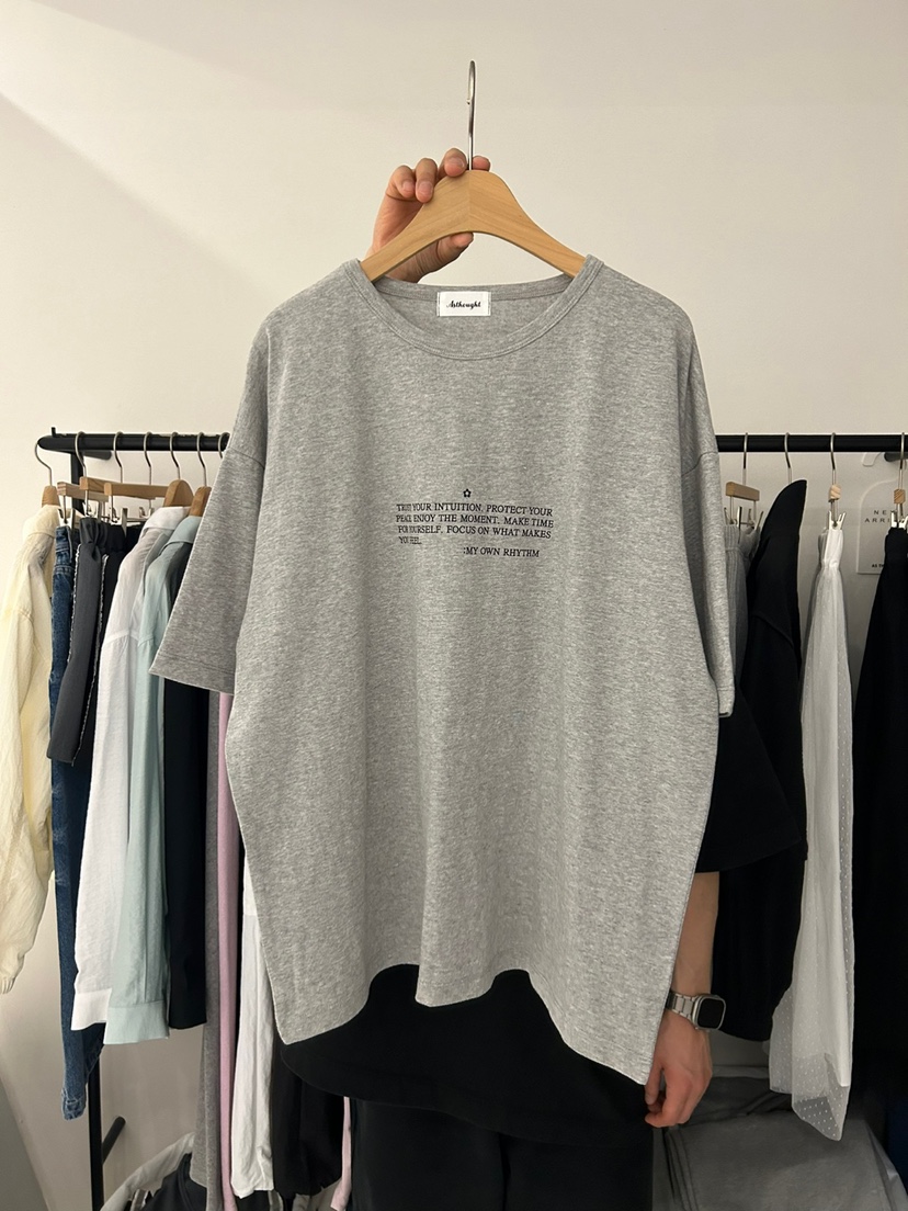AS THOUGHT韓國直郵㊣女裝新品25春夏時尚推薦人氣熱賣T恤AS THOUGHTT恤圖色3