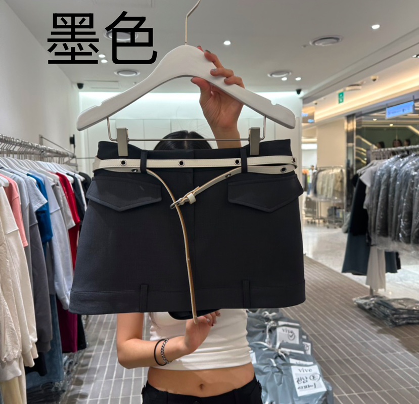 VIVE韓國㊣直郵東大門代購女裝新款推薦時尚人氣裙褲不含腰帶VIVE裙褲圖色2