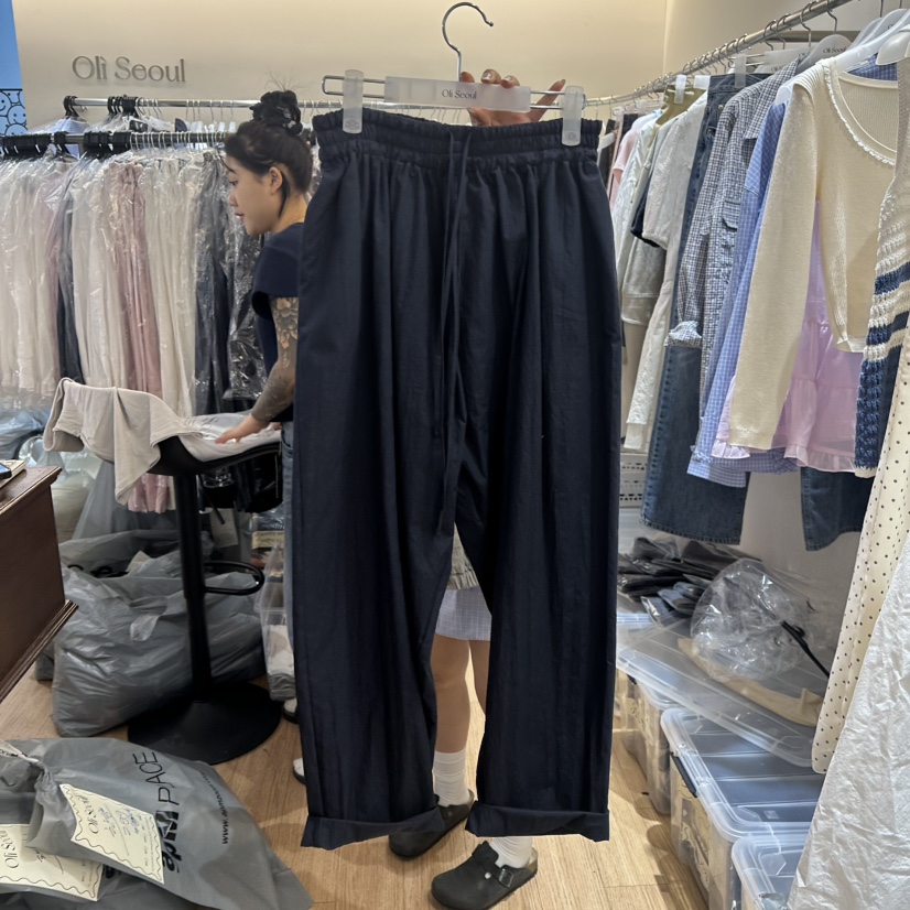 OLI SEOUL東大門實拍女士新款時尚熱賣真品職業休閑褲柔軟OLI SEOUL休閑褲圖色3