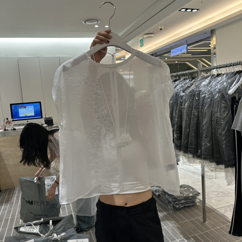 VIVE韓國直郵女裝新品時尚推薦熱賣休閑真品25春夏襯衫蕾絲衫VIVE襯衫/蕾絲衫圖色3