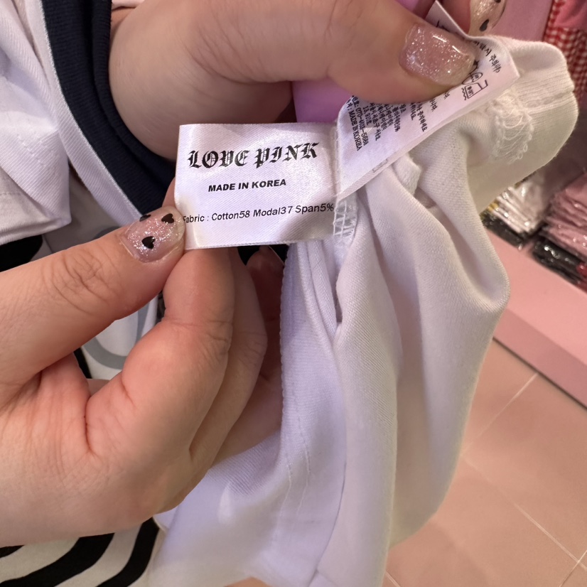LOVE PINK東大門實拍女裝新品人氣熱賣推薦時尚職業真品T恤LOVE PINKT恤