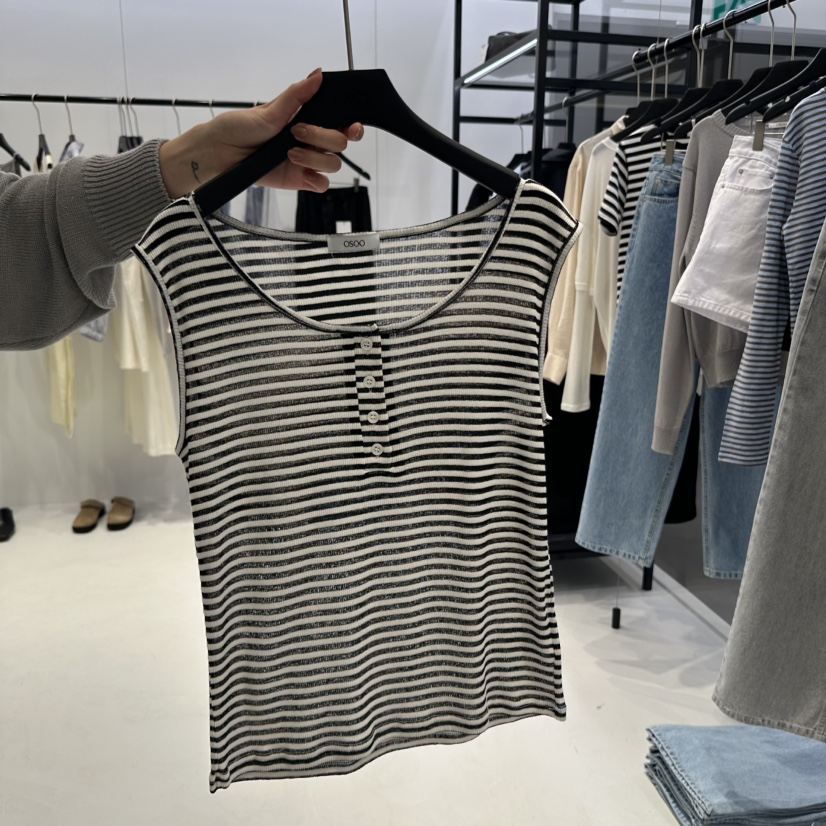 OSOO東大門直郵女裝新款休閑推薦人氣真品職業熱賣吊帶背心OSOO吊帶/背心圖色2