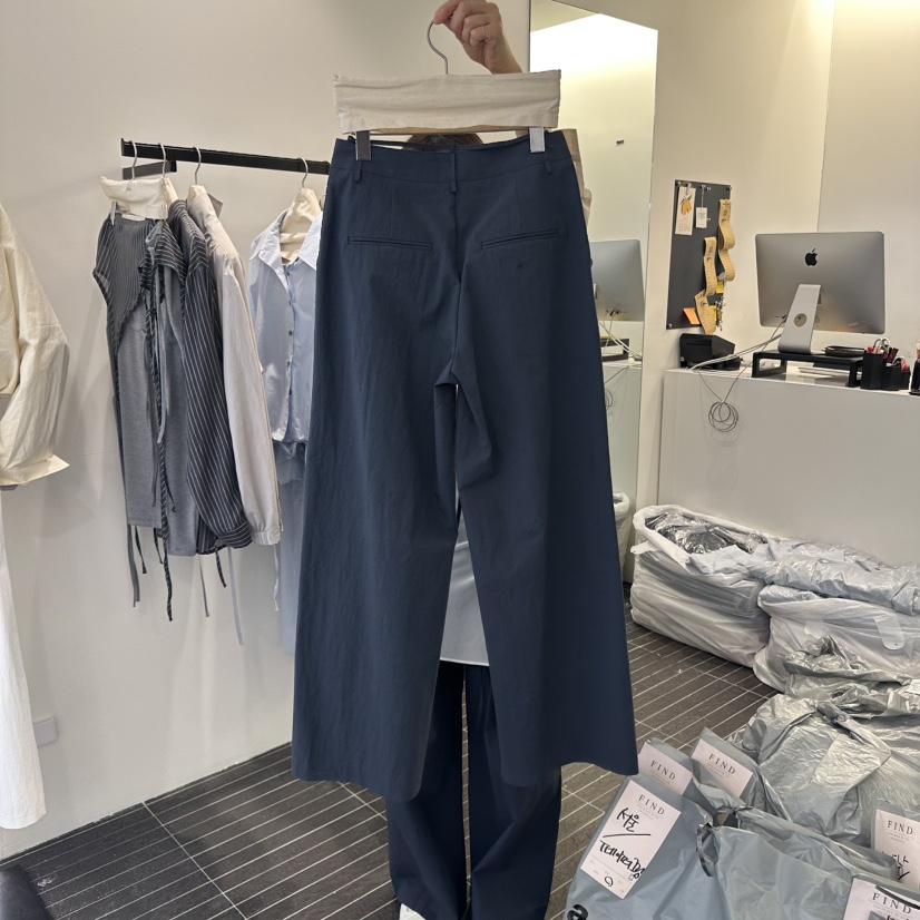 FIND-P東大門實拍女士新品25春夏熱賣推薦人氣休閑褲含腰繩FIND-P休閑褲
