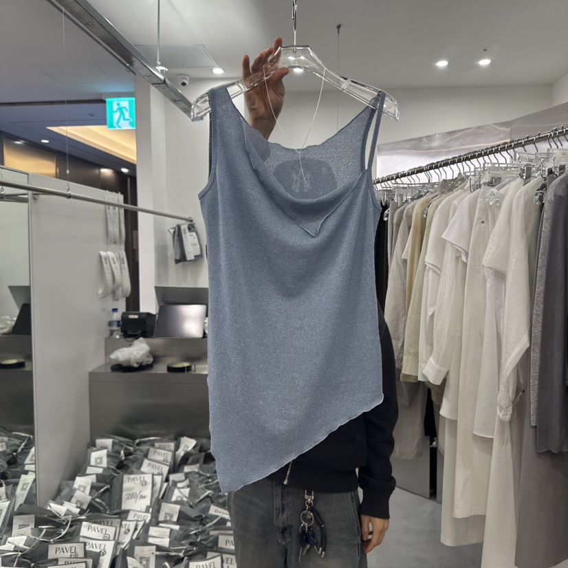 PAVEL韓國代購女士新品真品人氣時尚推薦熱賣職業休閑吊帶背心PAVEL吊帶/背心圖色1