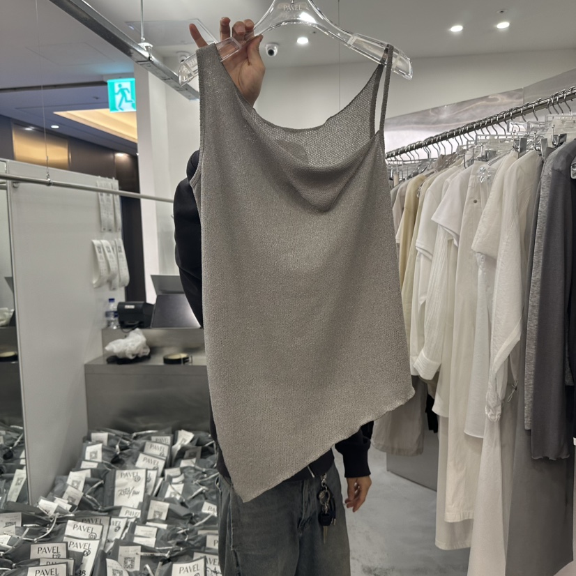 PAVEL韓國代購女士新品真品人氣時尚推薦熱賣職業休閑吊帶背心PAVEL吊帶/背心圖色2