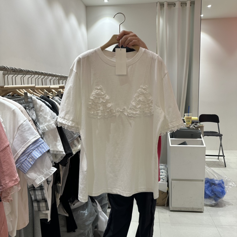 MINI UNNI韓國代購女裝新款休閑推薦熱賣真品人氣時尚職業T恤MINI UNNIT恤圖色2