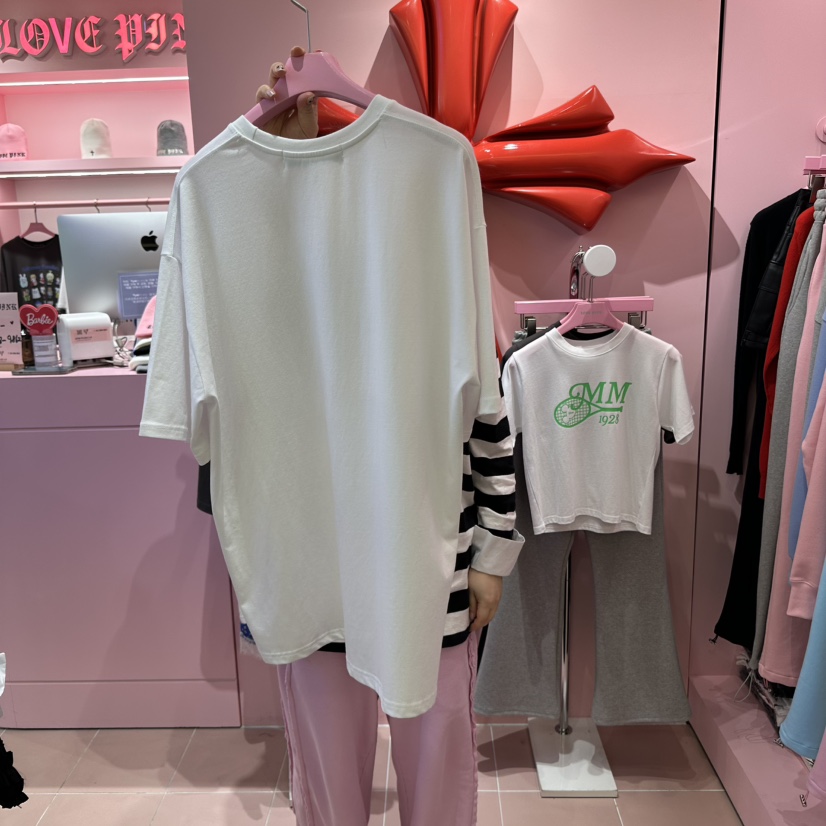 LOVE PINK東大門直郵女士新品25春夏推薦真品休閑時尚人氣T恤LOVE PINKT恤