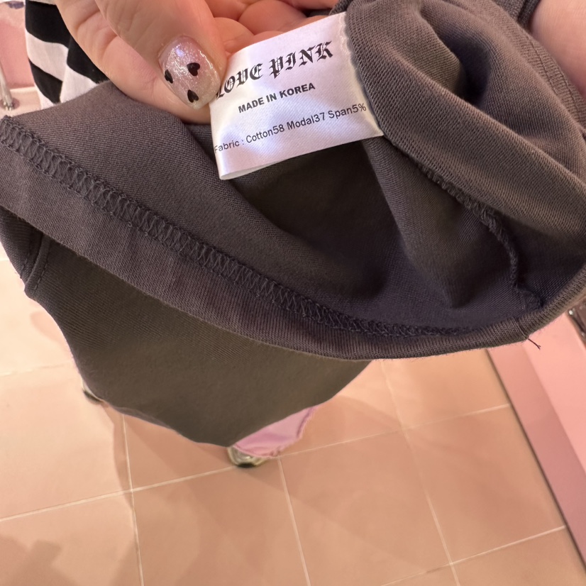 LOVE PINK東大門直郵女士新品25春夏推薦真品休閑時尚人氣T恤LOVE PINKT恤