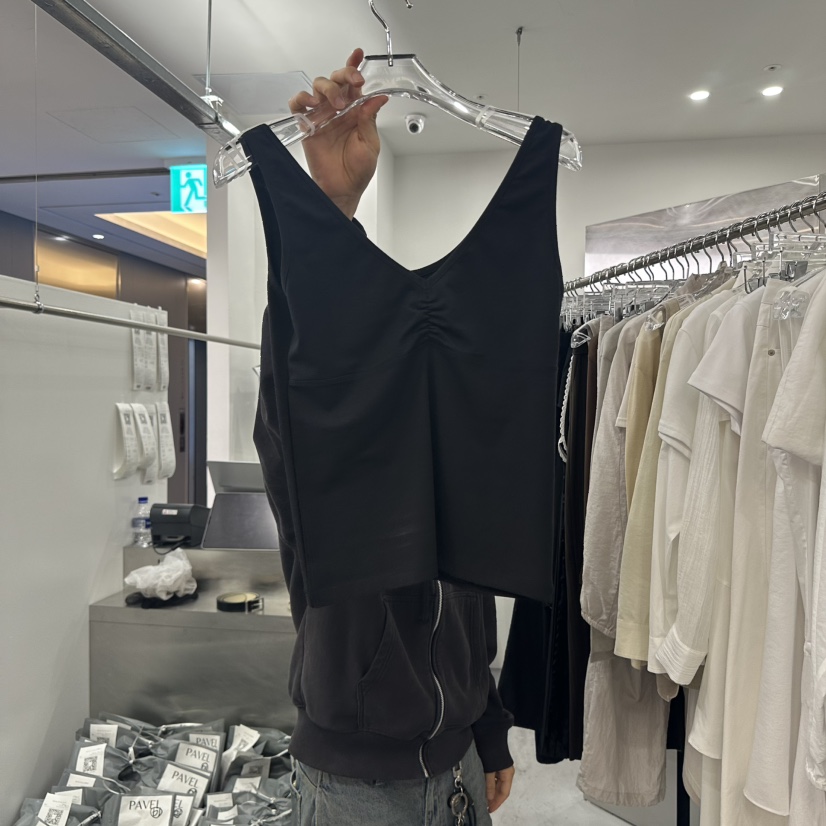 PAVEL韓國代購女士新款時尚熱賣休閑真品職業25春夏吊帶背心PAVEL吊帶/背心圖色2