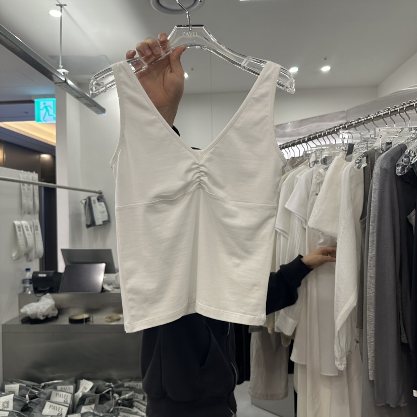 PAVEL韓國代購女士新款時尚熱賣休閑真品職業25春夏吊帶背心PAVEL吊帶/背心圖色3