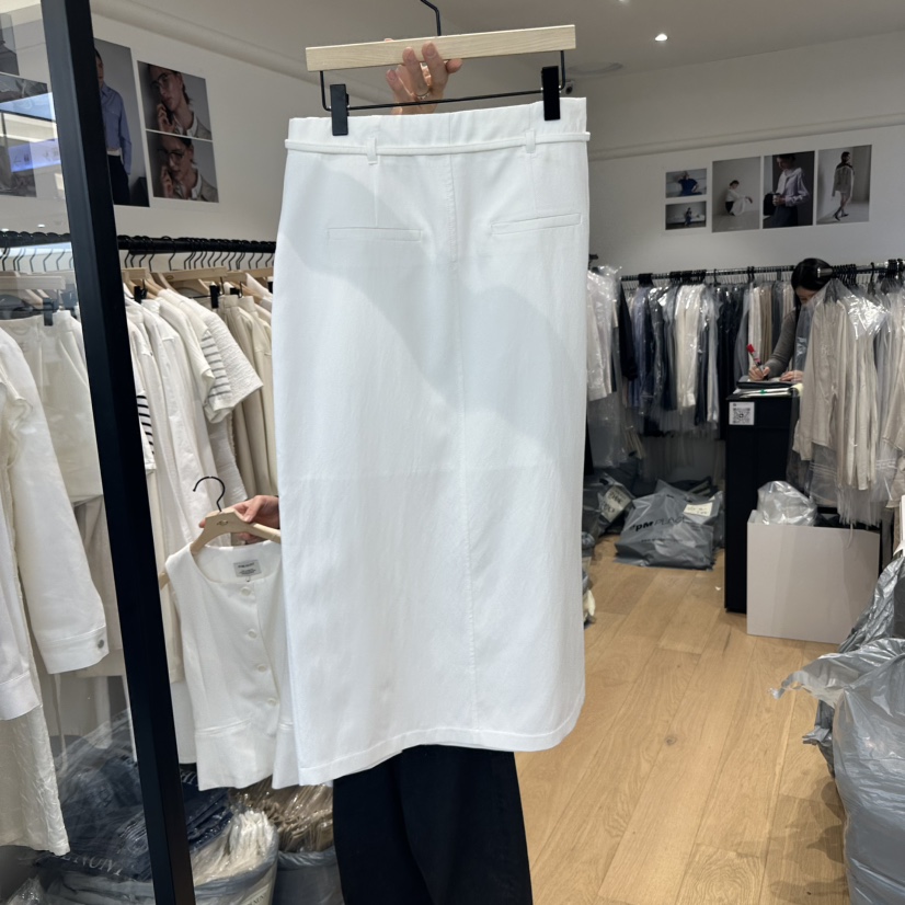 aube nunt韓國代購女士新款人氣職業休閑推薦真品長裙含腰繩aube nunt長裙