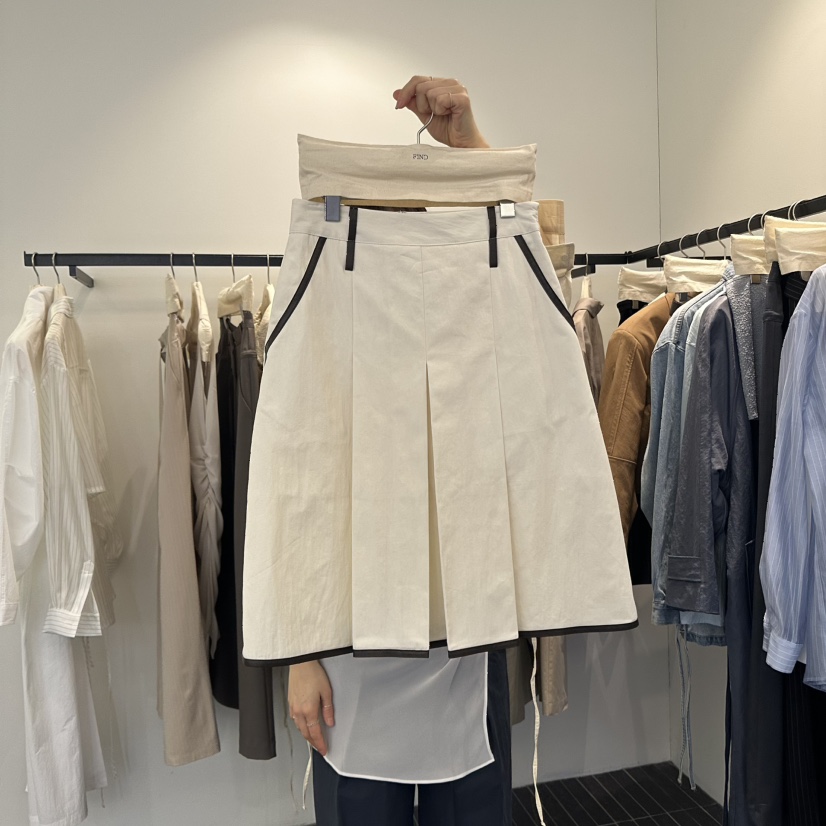 FIND-P東大門直郵女士新品推薦休閑25春夏職業半身裙中短裙FIND-P半身裙/中短裙