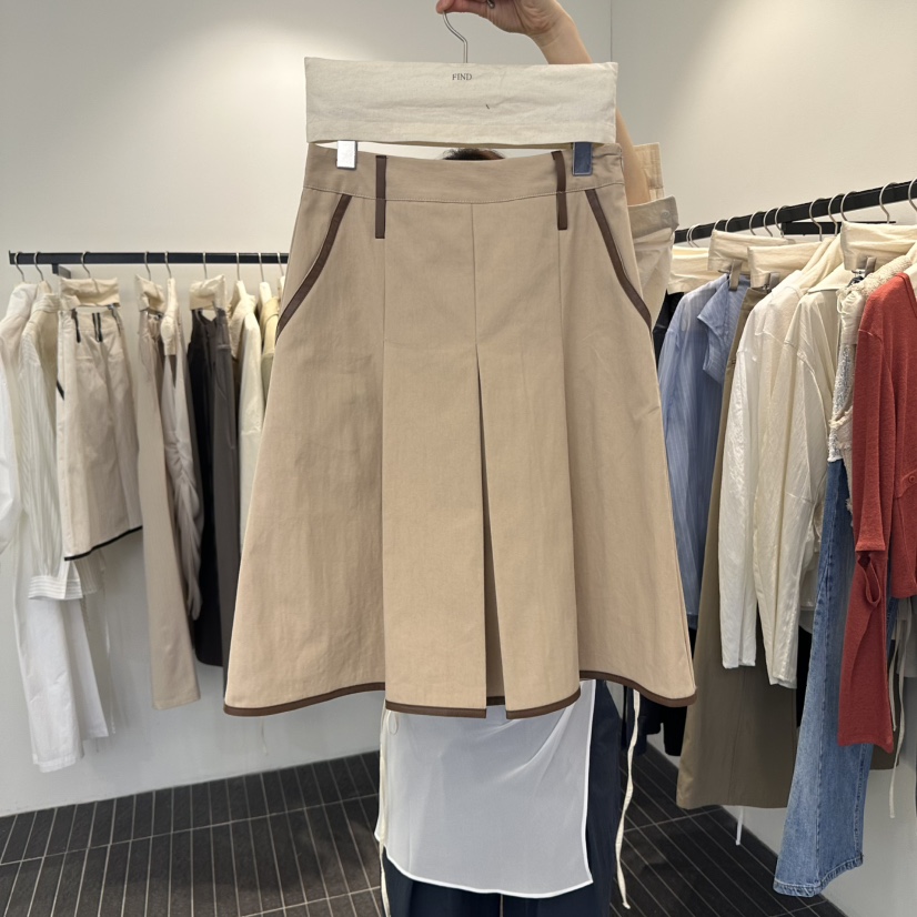 FIND-P東大門直郵女士新品推薦休閑25春夏職業半身裙中短裙FIND-P半身裙/中短裙圖色2