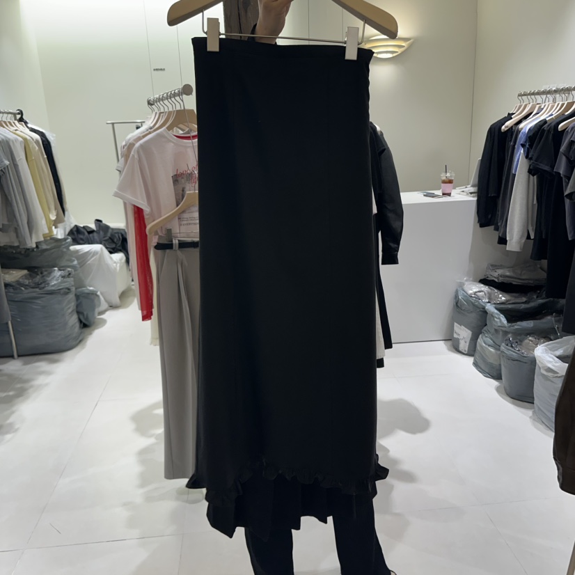 AVECNOUS東大門代購女裝新品真品時尚人氣熱賣職業25春夏長裙AVECNOUS長裙圖色2