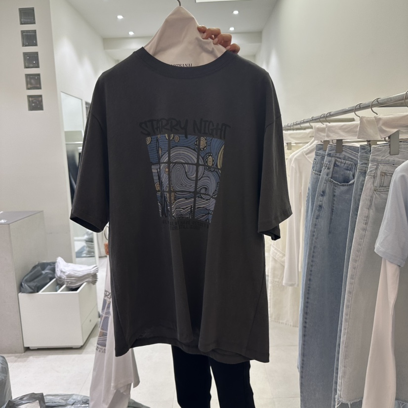 ARTISANAL韓國代購女裝新品熱賣時尚休閑真品推薦人氣25春夏T恤ARTISANALT恤圖色2