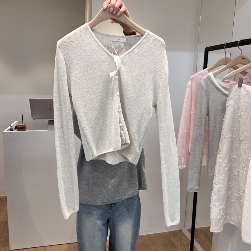 JINSIM東大門實拍女士新款真品熱賣休閑25春夏時尚人氣針織衫JINSIM針織衫圖色2