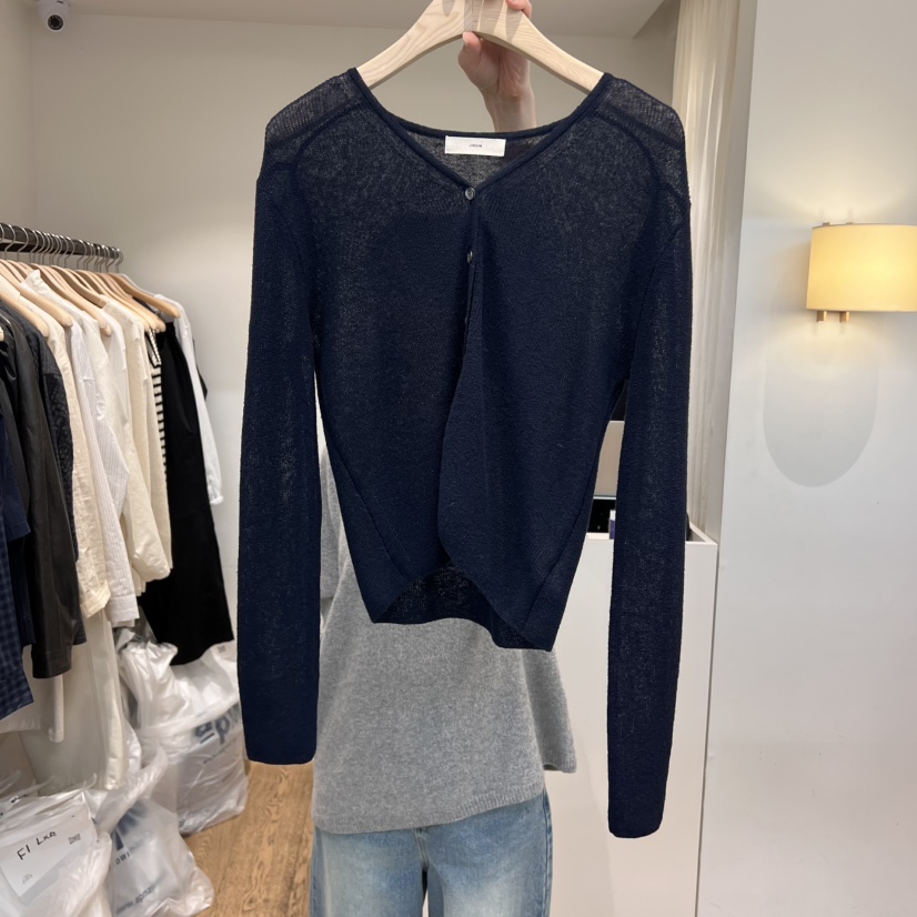 JINSIM東大門實拍女士新款真品熱賣休閑25春夏時尚人氣針織衫JINSIM針織衫圖色4