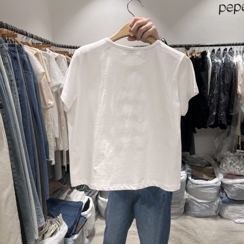 ALMOND PEPE東大門直郵女裝新款熱賣25春夏真品職業時尚T恤ALMOND PEPET恤