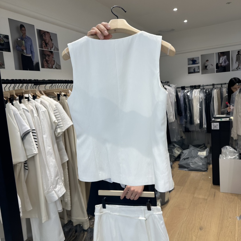 aube nunt東大門直郵女裝新款真品推薦熱賣休閑時尚25春夏馬甲aube nunt馬甲