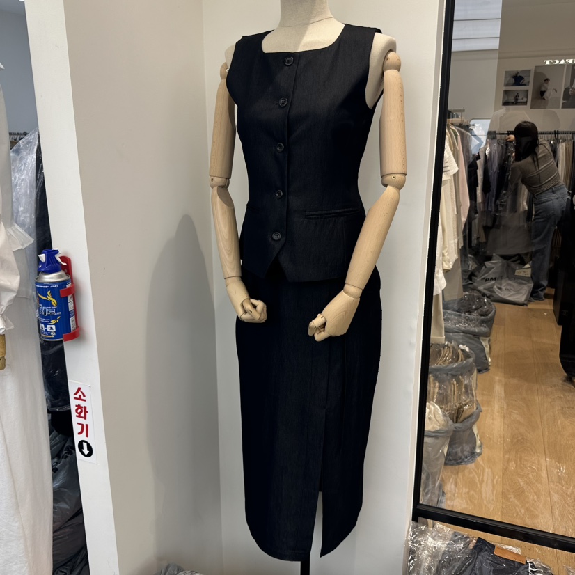 aube nunt東大門直郵女裝新款真品推薦熱賣休閑時尚25春夏馬甲aube nunt馬甲圖色2