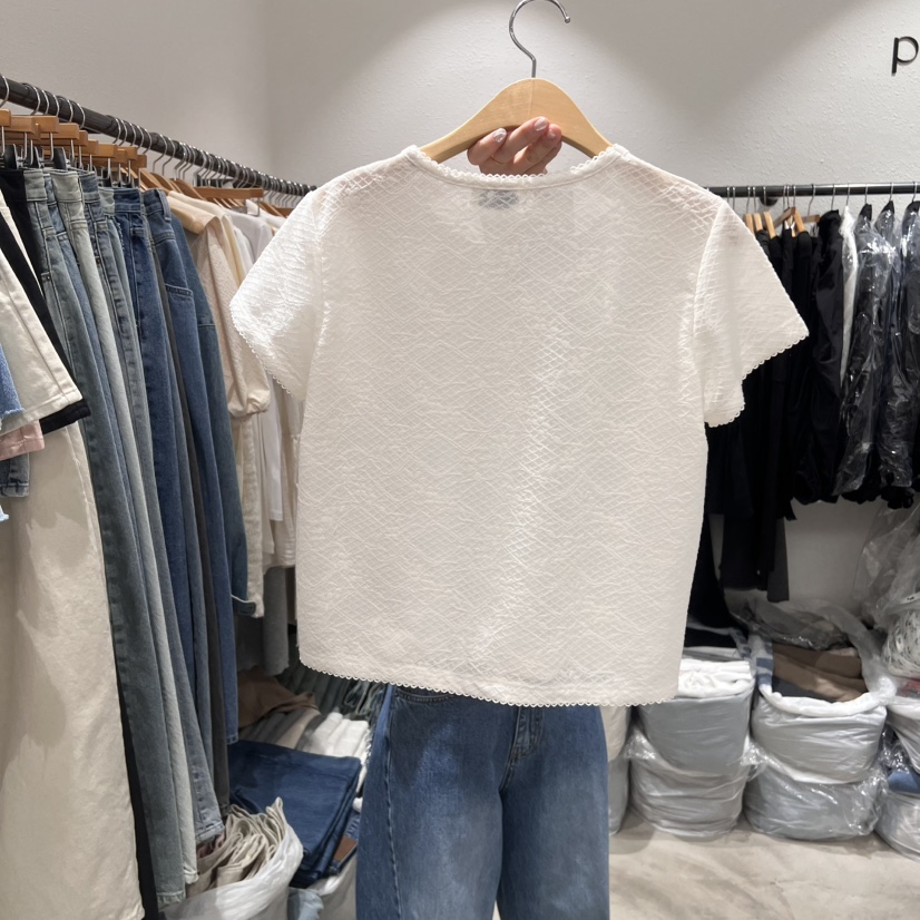 ALMOND PEPE韓國代購女裝新品推薦25春夏真品人氣熱賣時尚T恤ALMOND PEPET恤