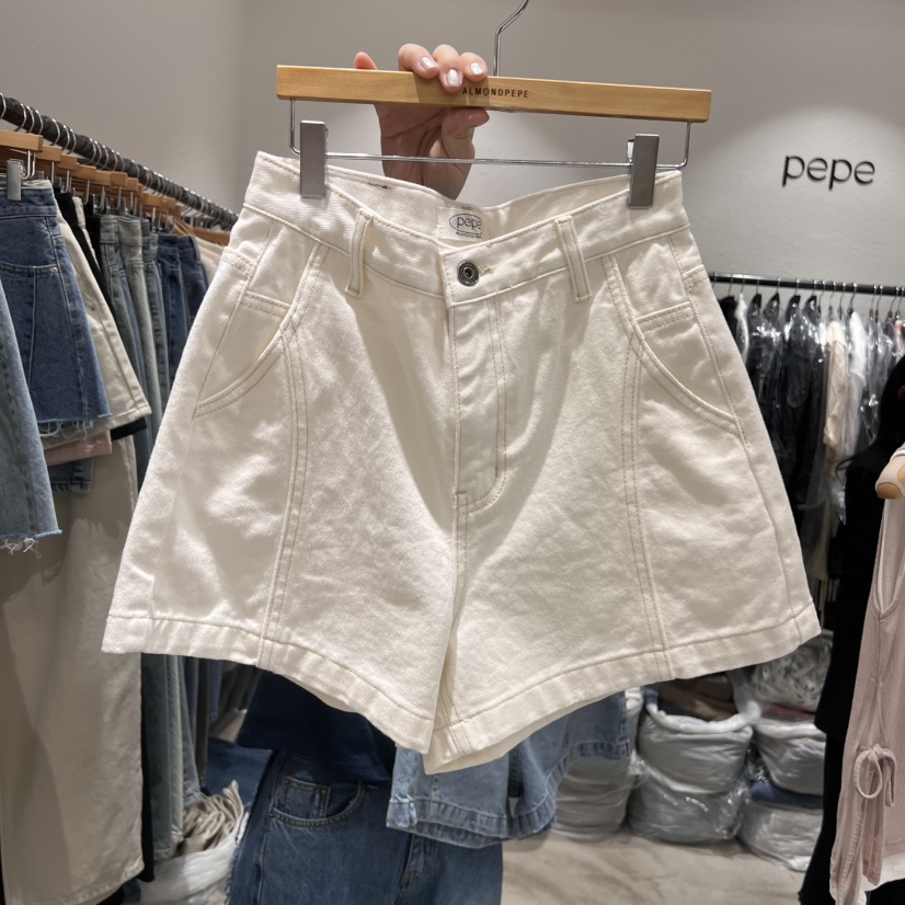ALMOND PEPE韓國直郵女裝新品時尚真品職業休閑人氣25春夏短褲ALMOND PEPE短褲圖色1