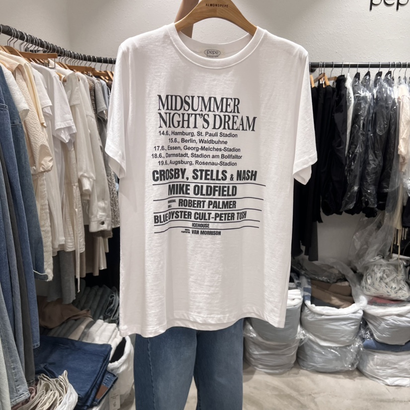 ALMOND PEPE東大門直郵女裝新品25春夏休閑推薦職業真品T恤ALMOND PEPET恤