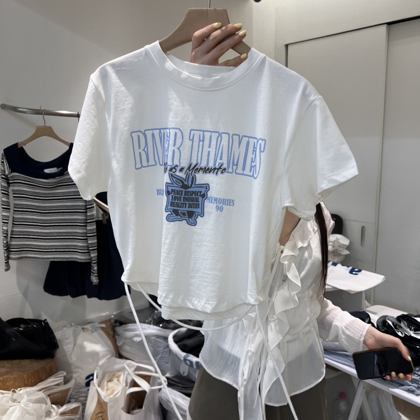 IR BIEN韓國直郵女士新品推薦人氣時尚25春夏熱賣真品職業T恤ir bien-AT恤圖色2