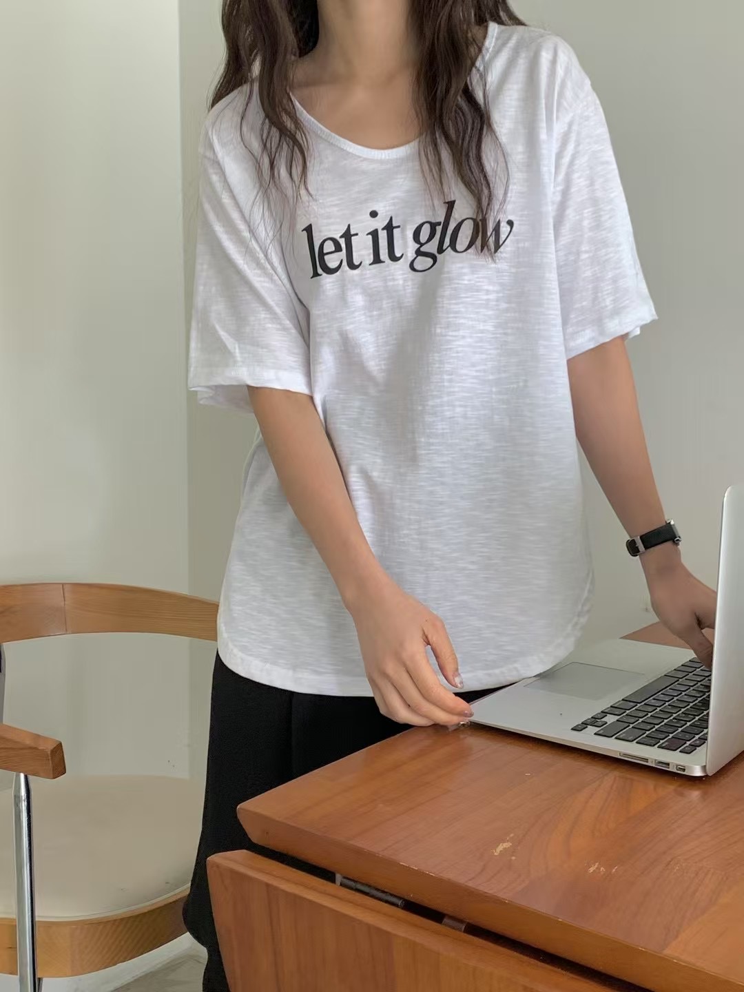REBORN韓國直郵女裝新款25春夏人氣推薦熱賣真品休閑時尚T恤REBORNT恤圖色1