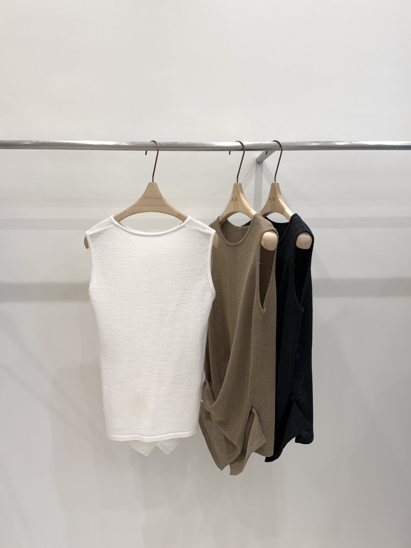 AUTUMN BEIGE PLUS東大門實拍女士新品25春夏休閑吊帶背心A.b/AUTUMN BEIGE-無吊帶/背心