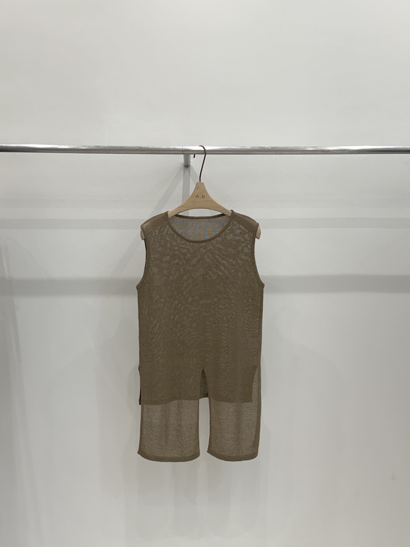 AUTUMN BEIGE PLUS東大門實拍女士新品25春夏休閑吊帶背心A.b/AUTUMN BEIGE-無吊帶/背心圖色2