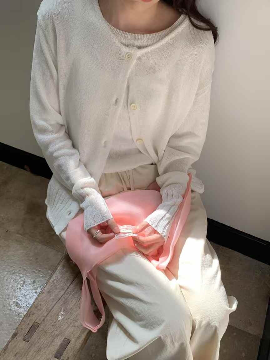 STRAWBERRY韓國直郵㊣東大門實拍女裝新款人氣休閑25春夏針織衫STRAWBERRY針織衫