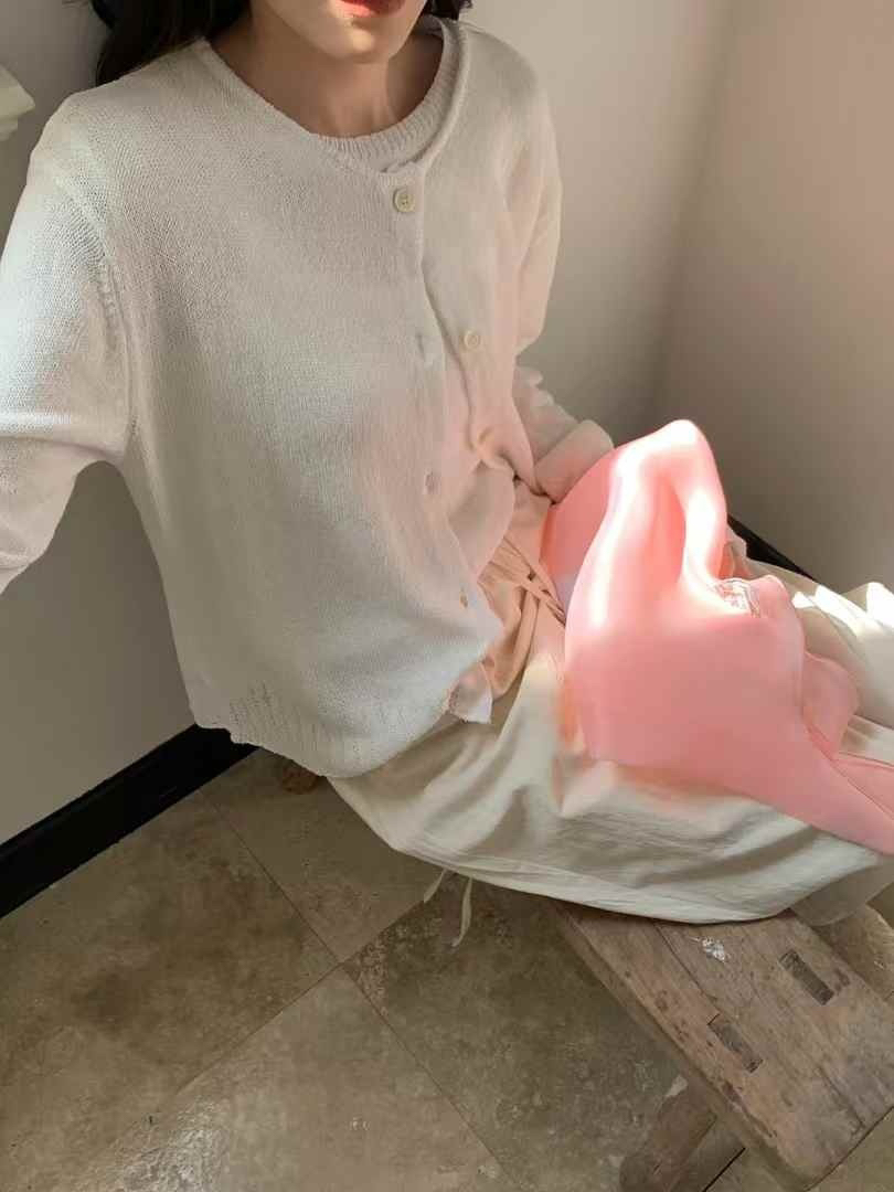 STRAWBERRY韓國直郵㊣東大門實拍女裝新款人氣休閑25春夏針織衫STRAWBERRY針織衫