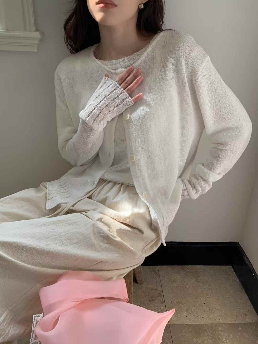 STRAWBERRY韓國直郵㊣東大門實拍女裝新款人氣休閑25春夏針織衫STRAWBERRY針織衫