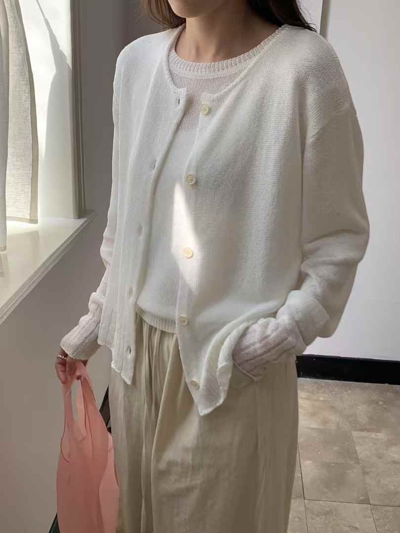 STRAWBERRY韓國直郵㊣東大門實拍女裝新款人氣休閑25春夏針織衫STRAWBERRY針織衫