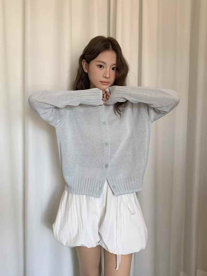 STRAWBERRY韓國直郵㊣東大門實拍女裝新款人氣休閑25春夏針織衫STRAWBERRY針織衫圖色3