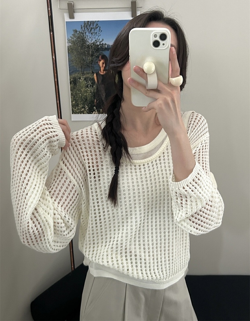 OLA韓國直郵㊣東大門實拍女裝新款熱賣推薦25春夏人氣針織衫mellor/OLA針織衫