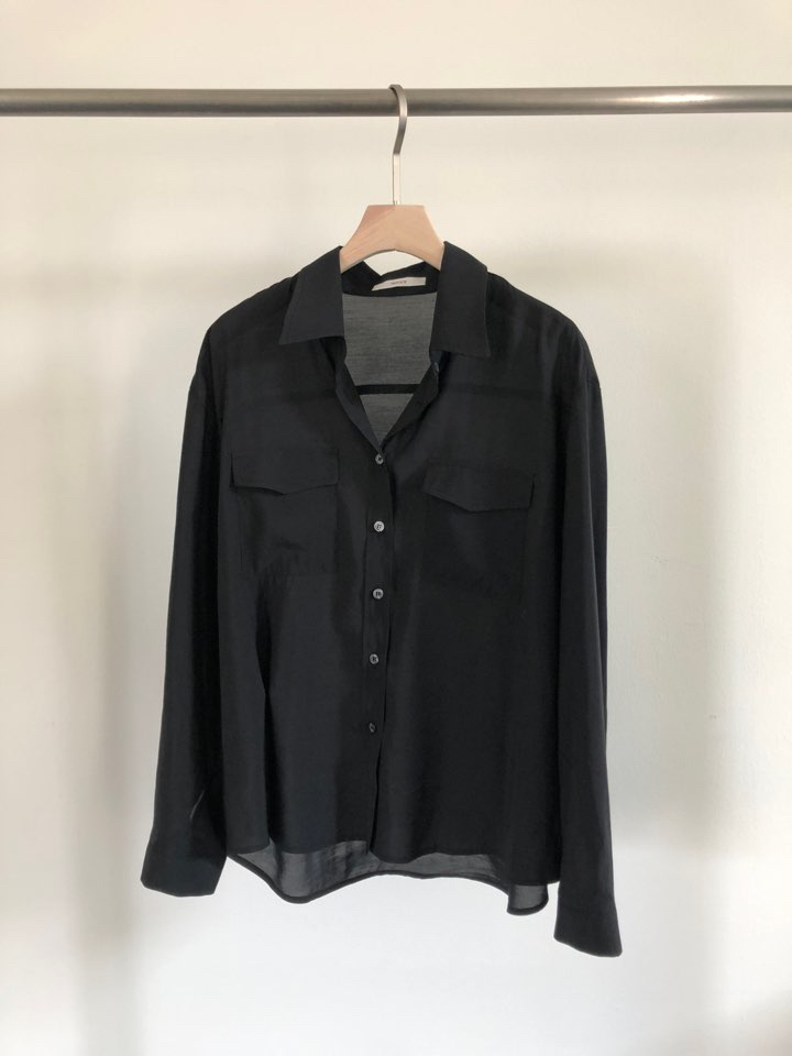 NOTICE韓國直郵㊣東大門實拍女裝新品熱賣推薦襯衫蕾絲衫口袋NOTICE襯衫/蕾絲衫圖色3