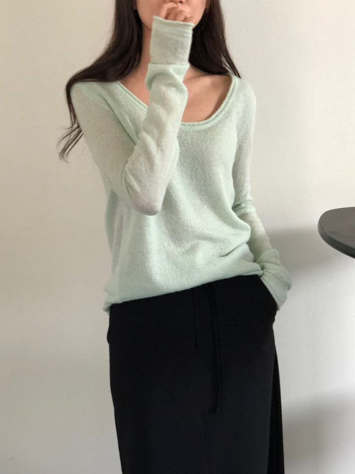 NOTICE直郵韓國代購㊣女裝新品推薦人氣熱賣25春夏休閑針織衫NOTICE針織衫
