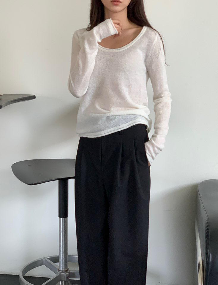 NOTICE直郵韓國代購㊣女裝新品推薦人氣熱賣25春夏休閑針織衫NOTICE針織衫