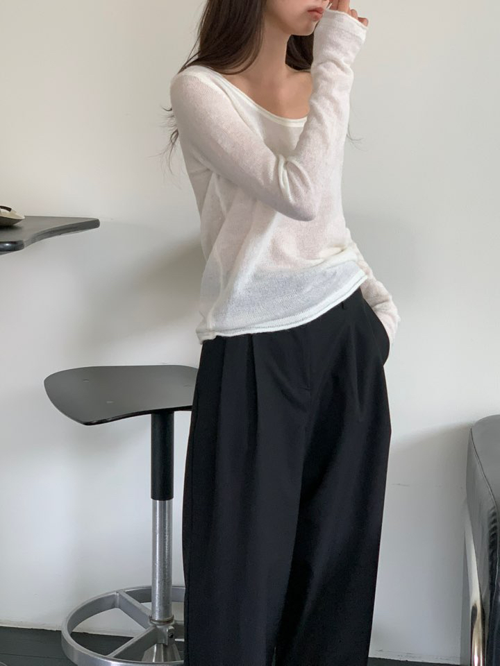 NOTICE直郵韓國代購㊣女裝新品推薦人氣熱賣25春夏休閑針織衫NOTICE針織衫
