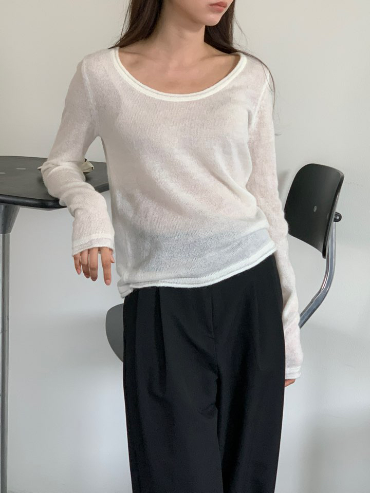 NOTICE直郵韓國代購㊣女裝新品推薦人氣熱賣25春夏休閑針織衫NOTICE針織衫