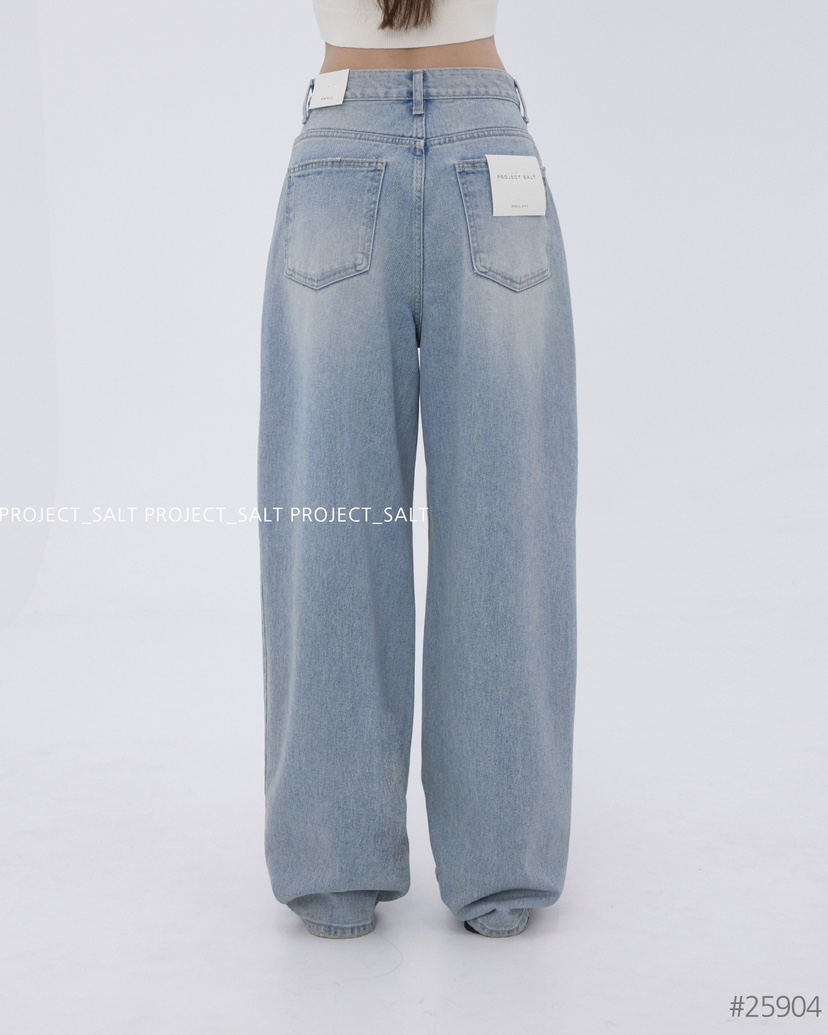 PROJECT SALT韓國㊣直郵東大門代購女裝新品休閑牛仔褲PROJECTSALT牛仔褲