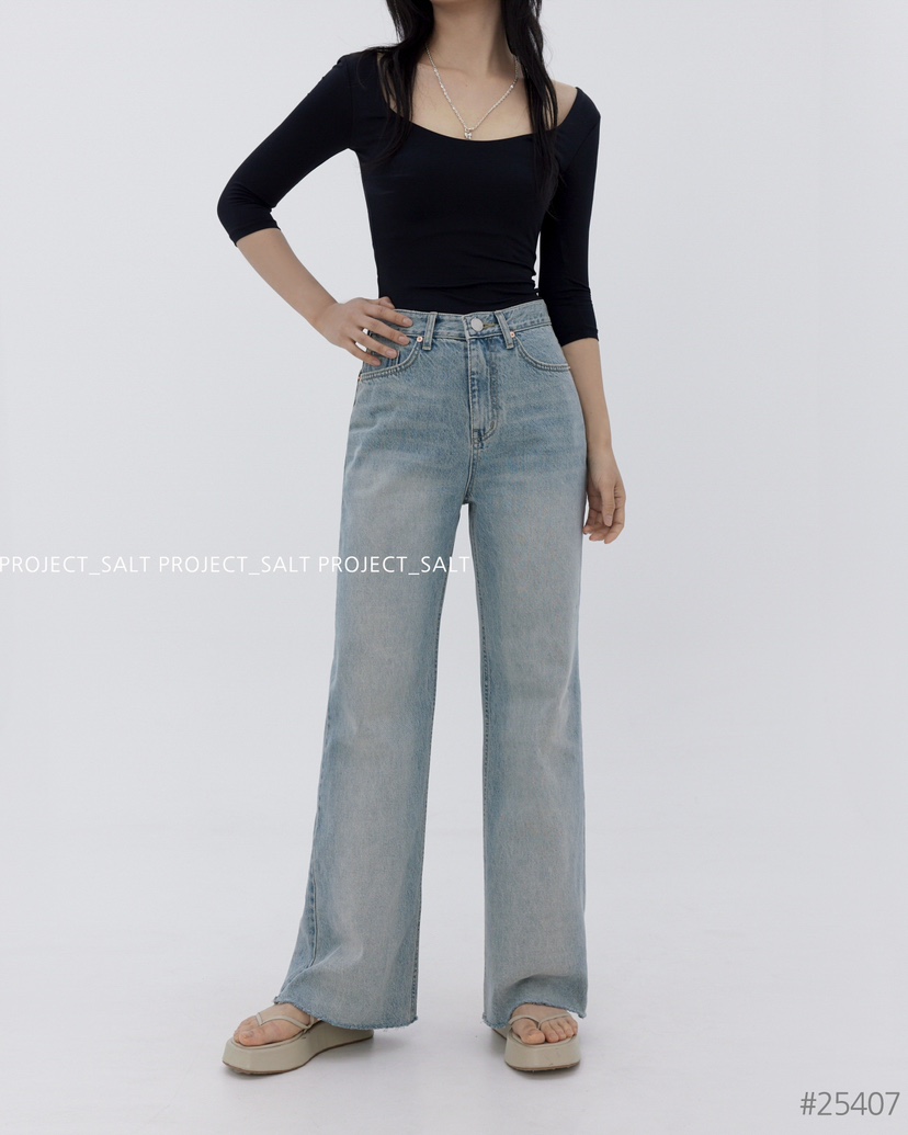 PROJECT SALT韓國㊣直郵東大門代購女裝新款25春夏牛仔褲PROJECTSALT牛仔褲