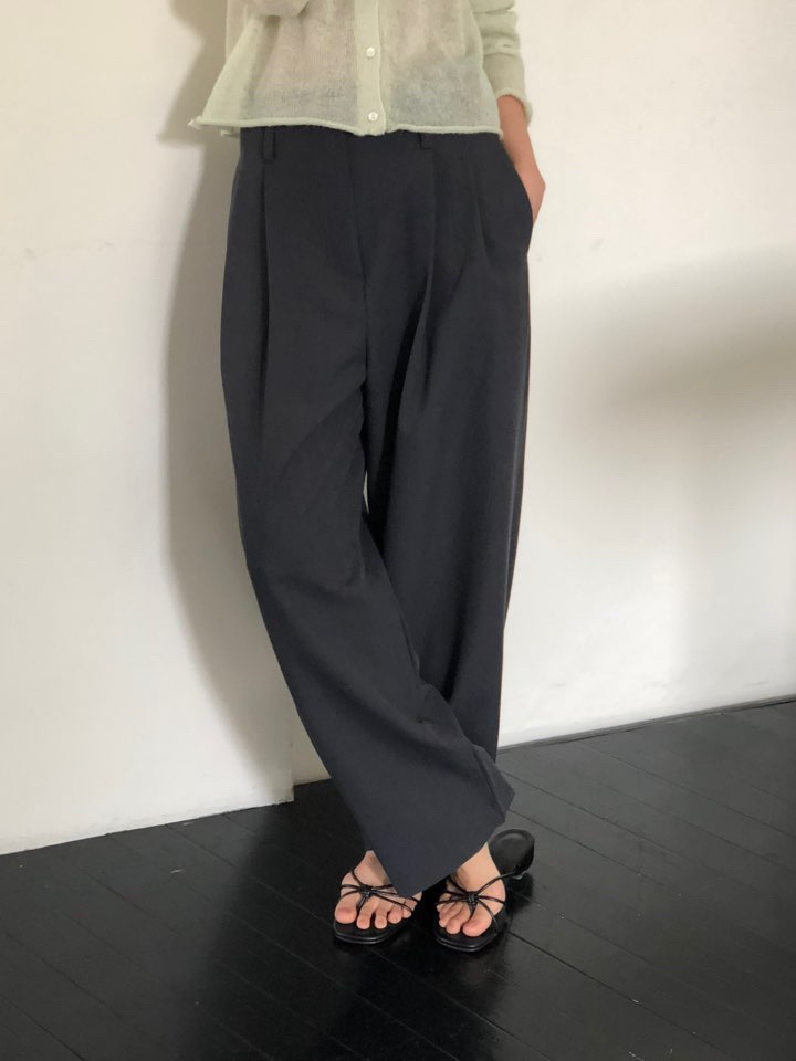 NOTICE直郵韓國代購㊣女裝新品熱賣25春夏人氣推薦正裝褲西褲NOTICE正裝褲/西褲