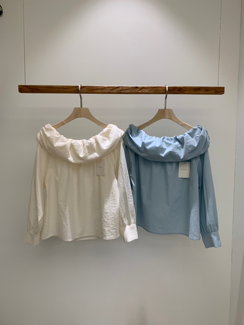 A P-STUDIO直郵韓國代購㊣女裝新品推薦25春夏襯衫蕾絲衫A P-STUDIO襯衫/蕾絲衫