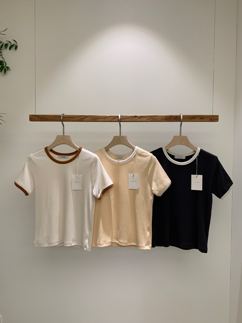 A P-STUDIO韓國㊣直郵東大門代購女裝新款25春夏推薦熱賣T恤A P-STUDIOT恤