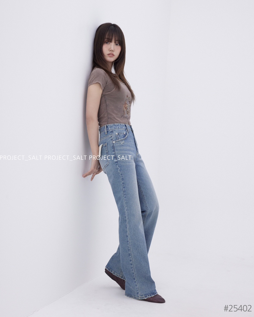 PROJECT SALT韓國直郵㊣東大門實拍女裝新款熱賣牛仔褲PROJECTSALT牛仔褲